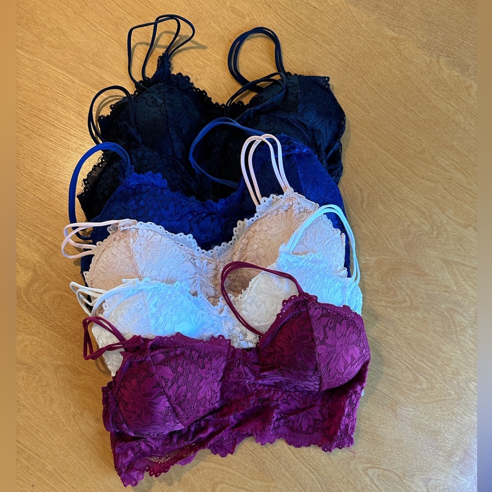 Bralette set of 6 - multicolor - Size L